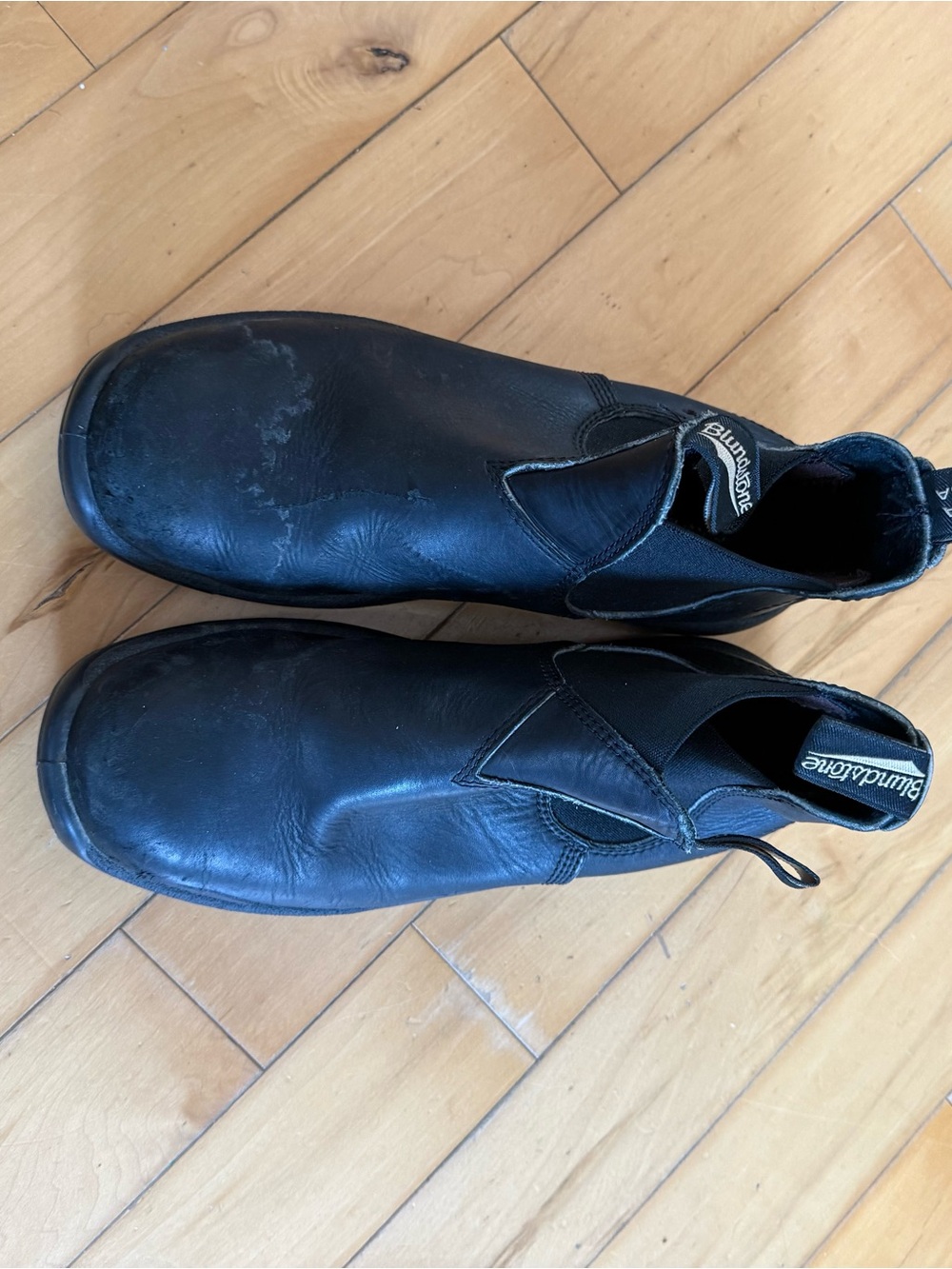 Blundstone Black Chelsea Slip-On Work Boots